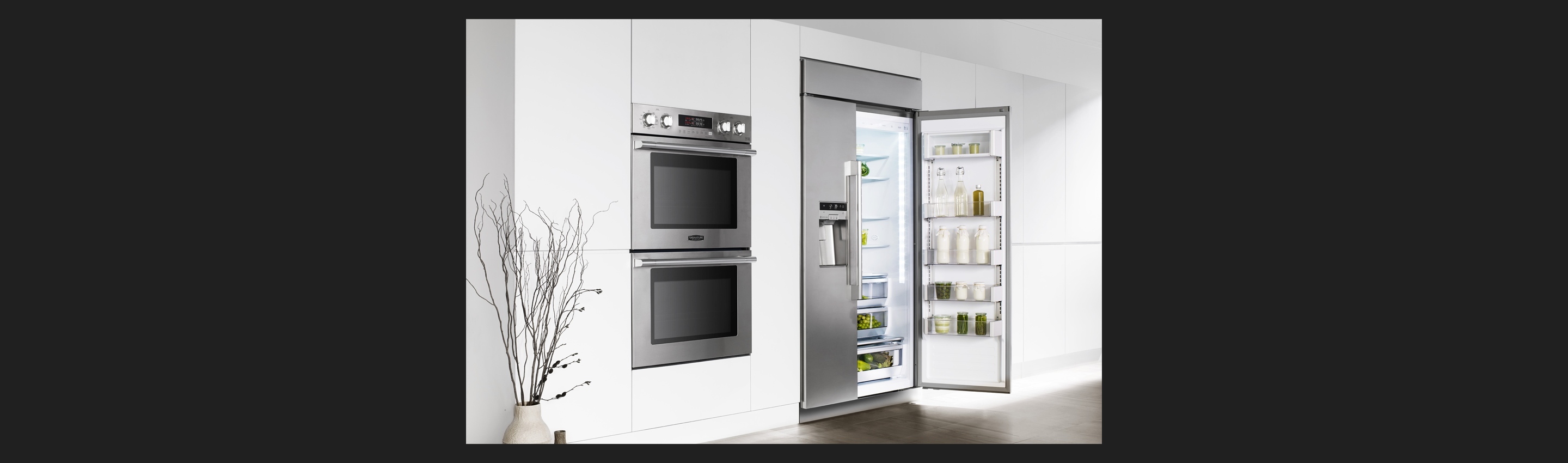 42" Built-in Side-by-side Refrigerator 42" Built-in Side-by-side Refrigerator | Signature Kitchen Suite