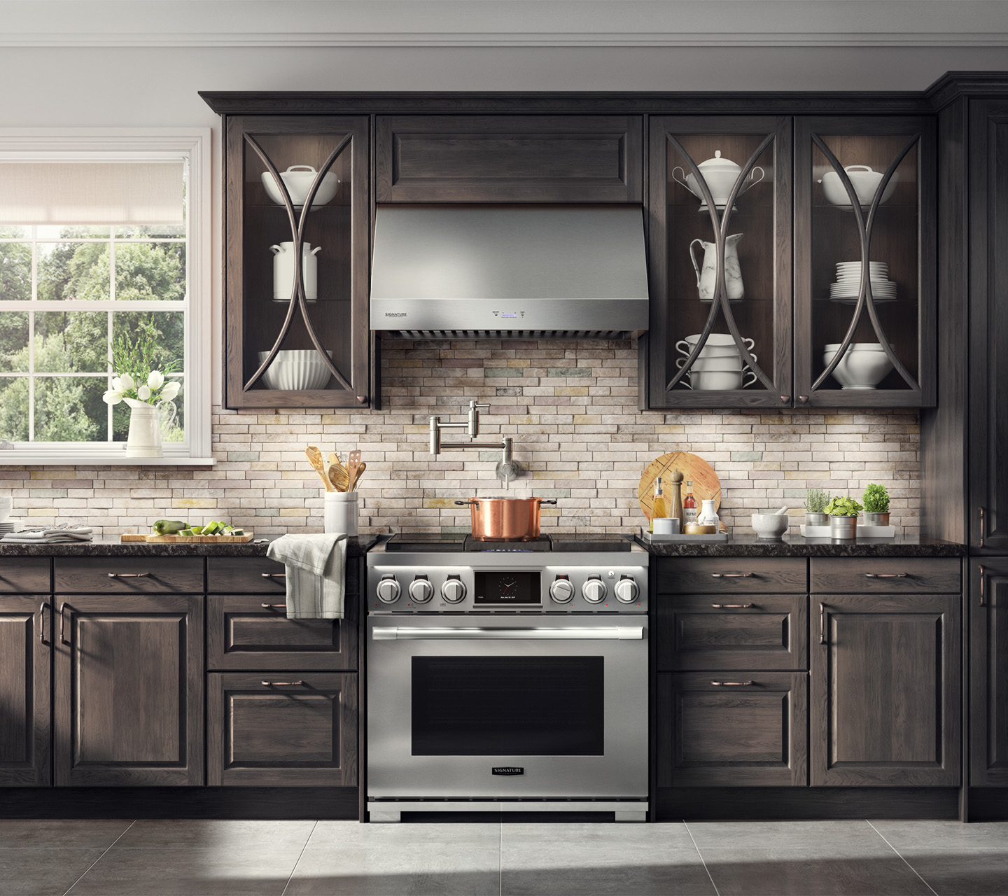 SKS 36-inch Dual-Fuel Pro Range with Sous Vide & Induction