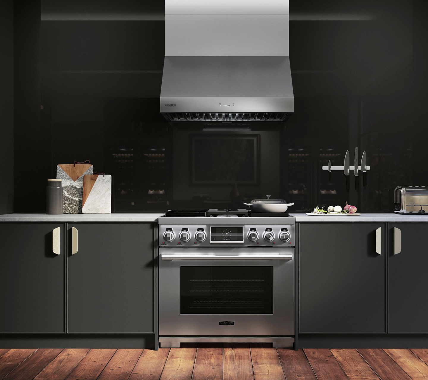 Signature Kitchen Suite 48 inch ventilation
