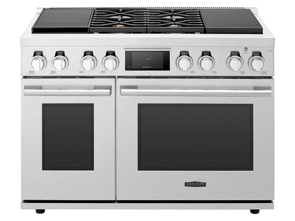 48inch DualFuel Pro Rangetop with Sous Vide and Induction Signature Kitchen Suite